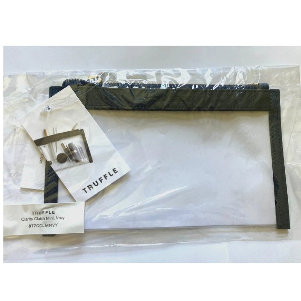 Truffle Clarity Clutch Mini in Navy - Rare/Discontinued - New in Package